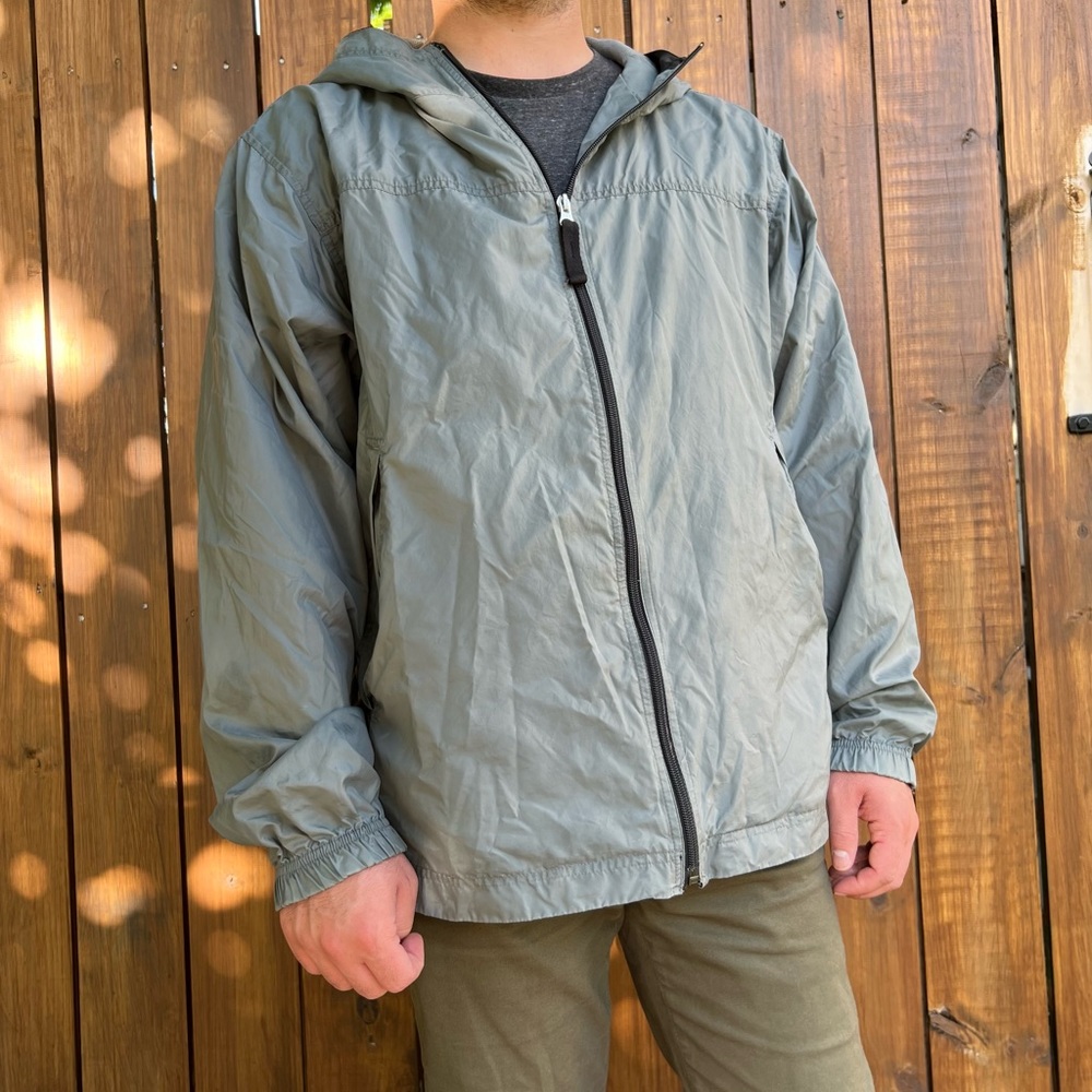Gap Rain Jacket 90s- 2000s Cell Phone Pocket